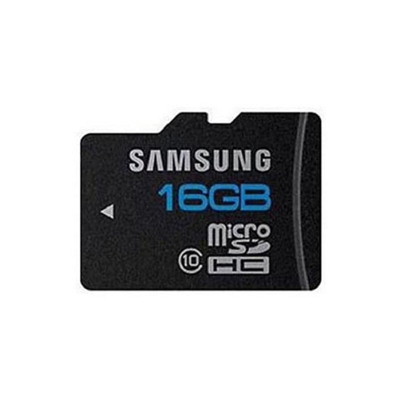 Class 10 Micro SD Memory Card - 16GB - Black