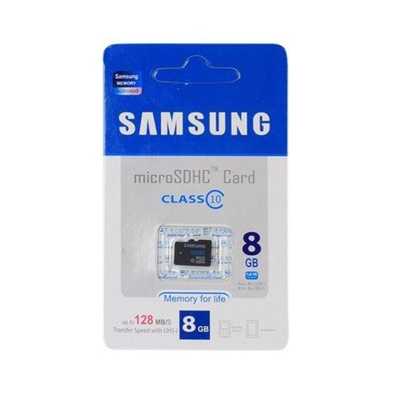 Micro SDHC Class-10 Memory Card 8GB - Black